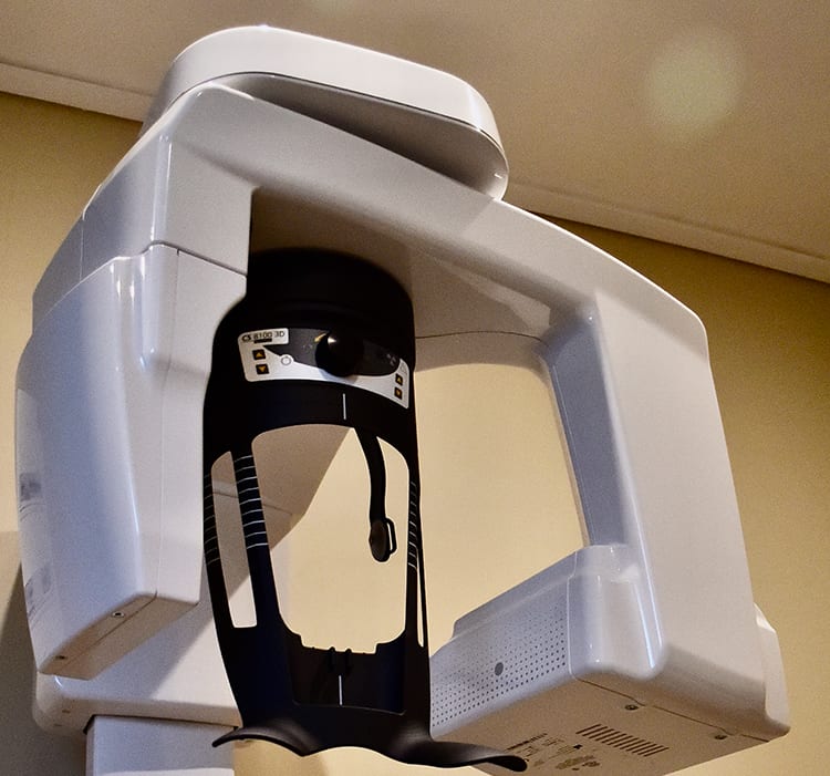 CBCT scanner used for 3D dental imaging